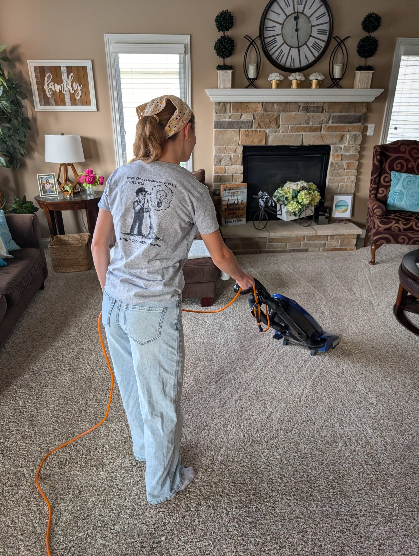 House Cleaning Services Vacuuming in Northwest Indiana